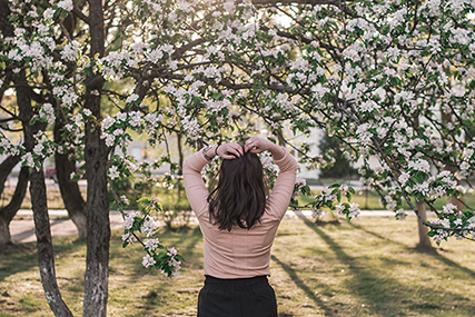 Сакура, белые цветы и сирень. Где в Солигорске можно сделать классные весенние фото?