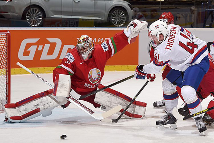 Сборная Беларуси обыграла Норвегию и вышла в плей-офф ЧМ по хоккею