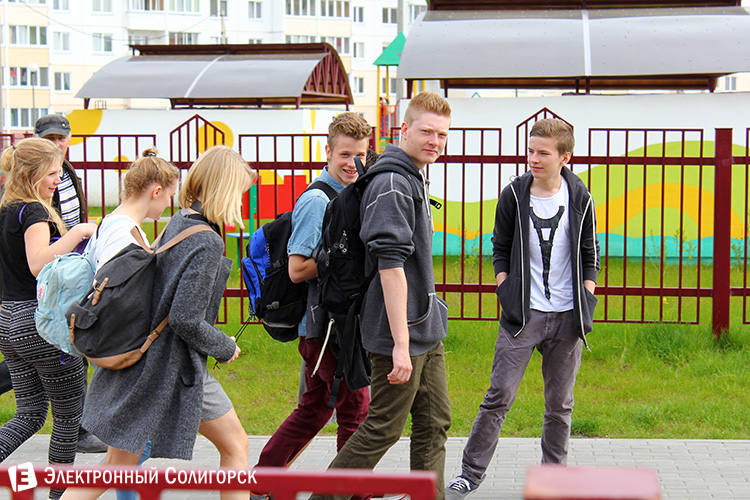 школьники из Дании в Солигорске