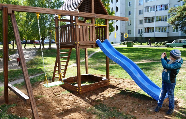 солигорк, детская площадка