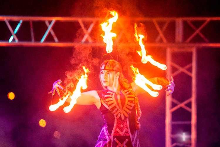 Огненное шоу Мифф-2015 пройдет в Солигорске