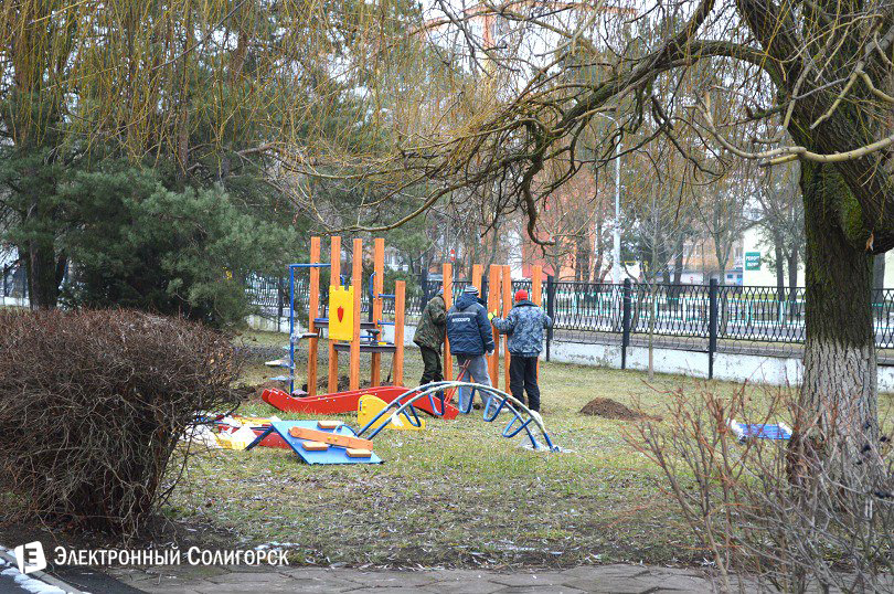 детская площадка Солигорск