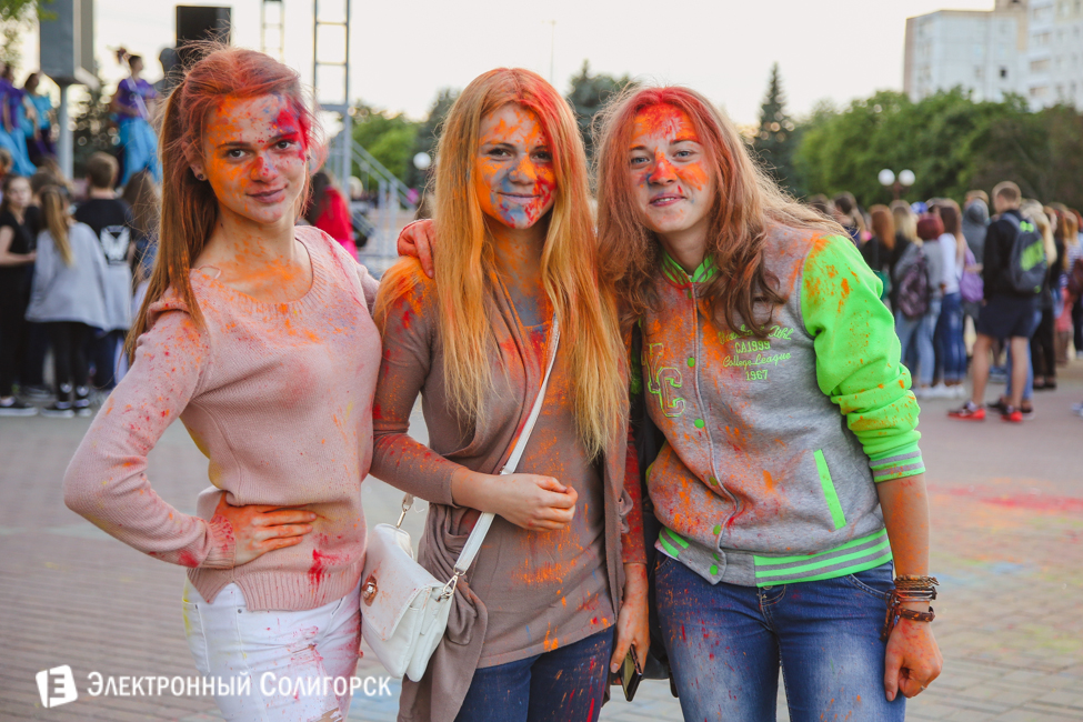фестиваль красок Солигорск
