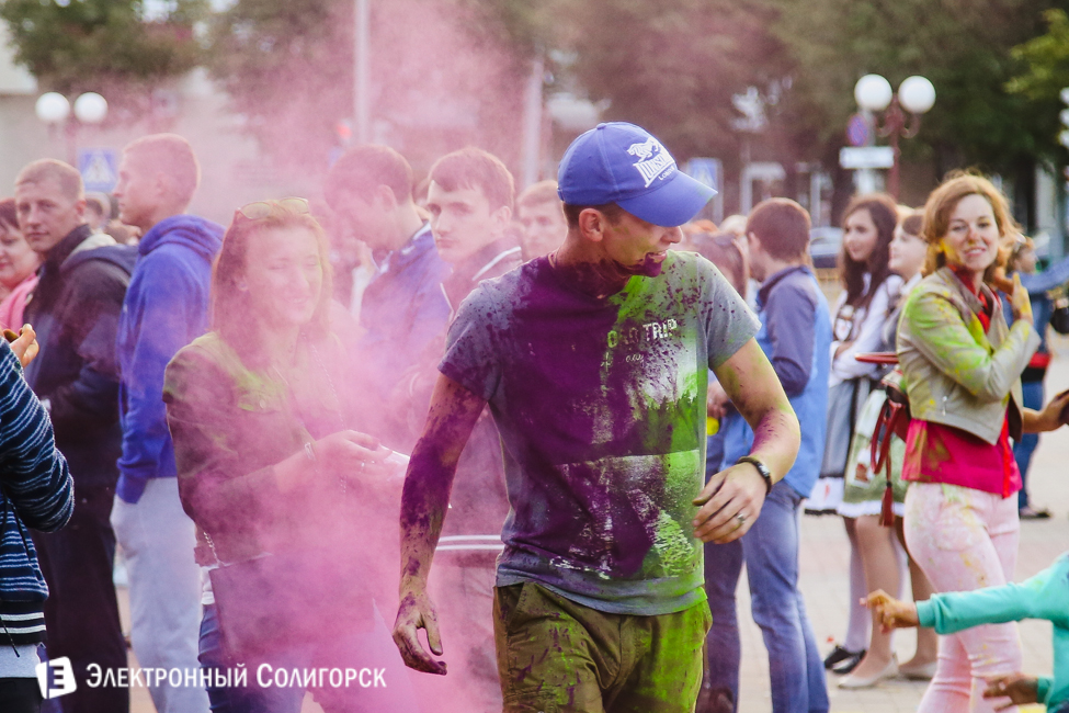 фестиваль красок Солигорск