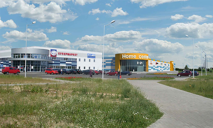 Новый торговый центр Солигорск