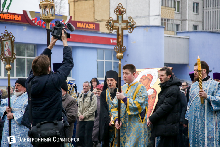 Принесение иконы в Солигорск