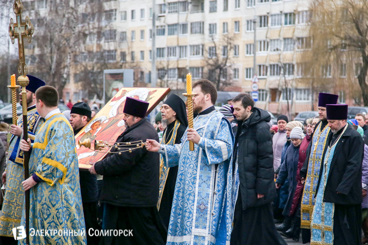 Принесение иконы в Солигорск