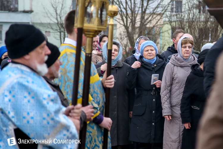 Принесение иконы в Солигорск