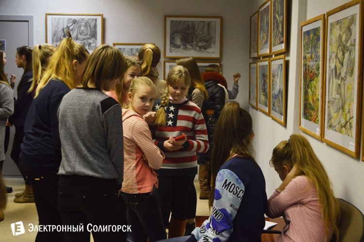 выставка детской художественной школы Солигорск
