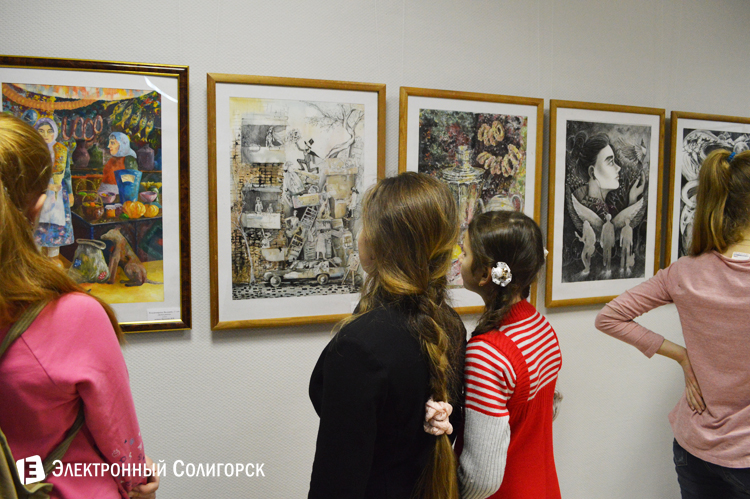 выставка детской художественной школы Солигорск