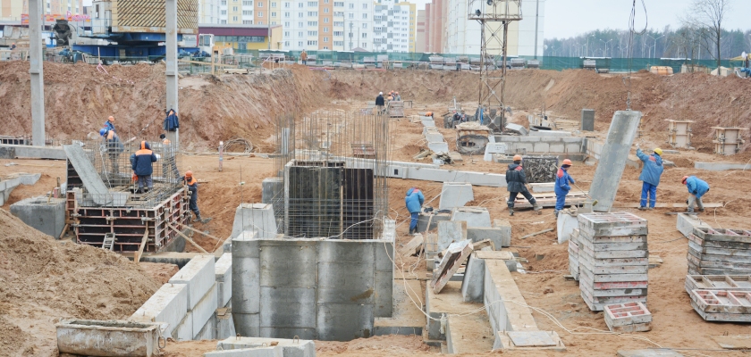 строительство новой поликлиники Солигорск
