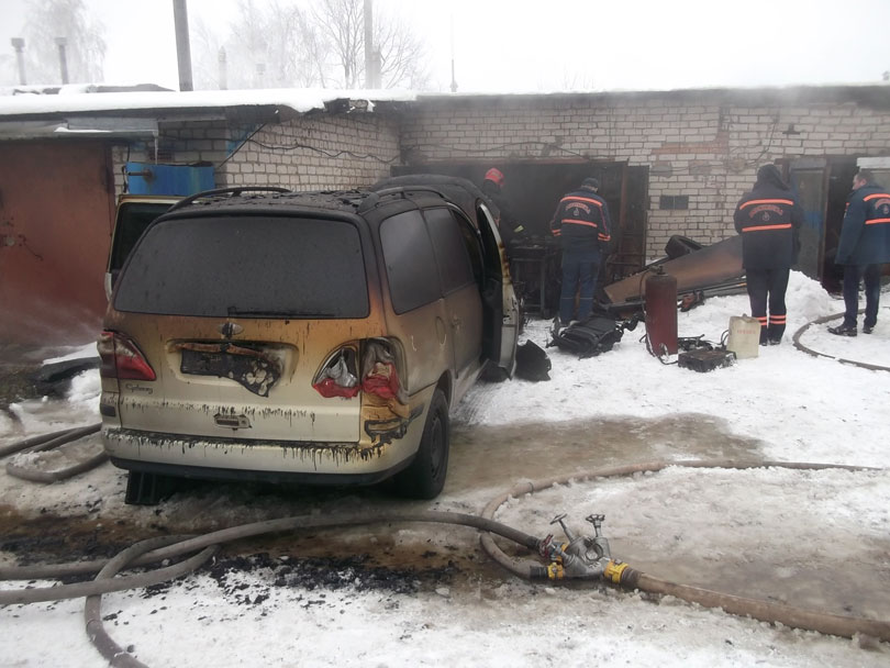 пожар Солигорск