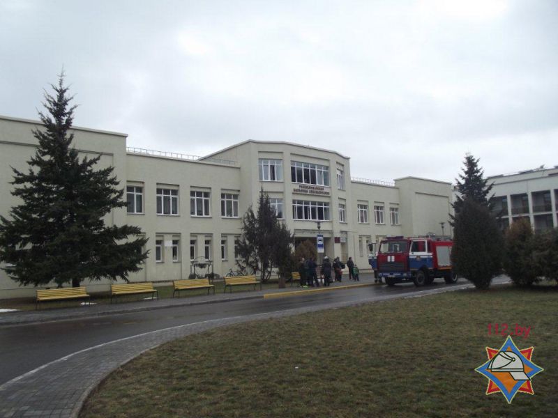 пожар в больнице спелеолечения Солигорск