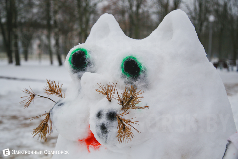 Солигорск оригинальный снеговик