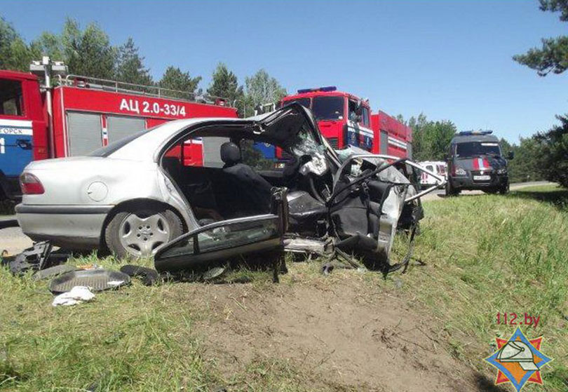 авария на развилке дорог Старобин Солигорск