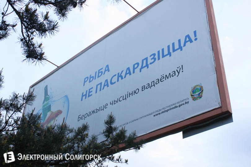 плакат на тему экологии в Солигорске