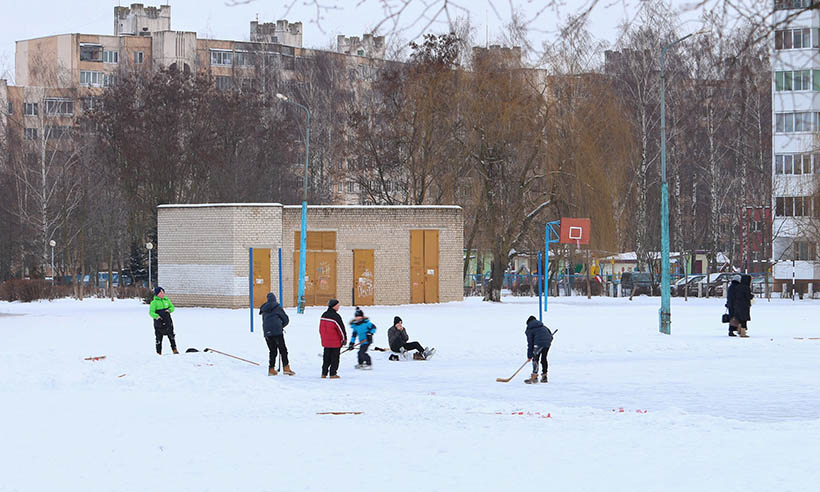 Зима Солигорск