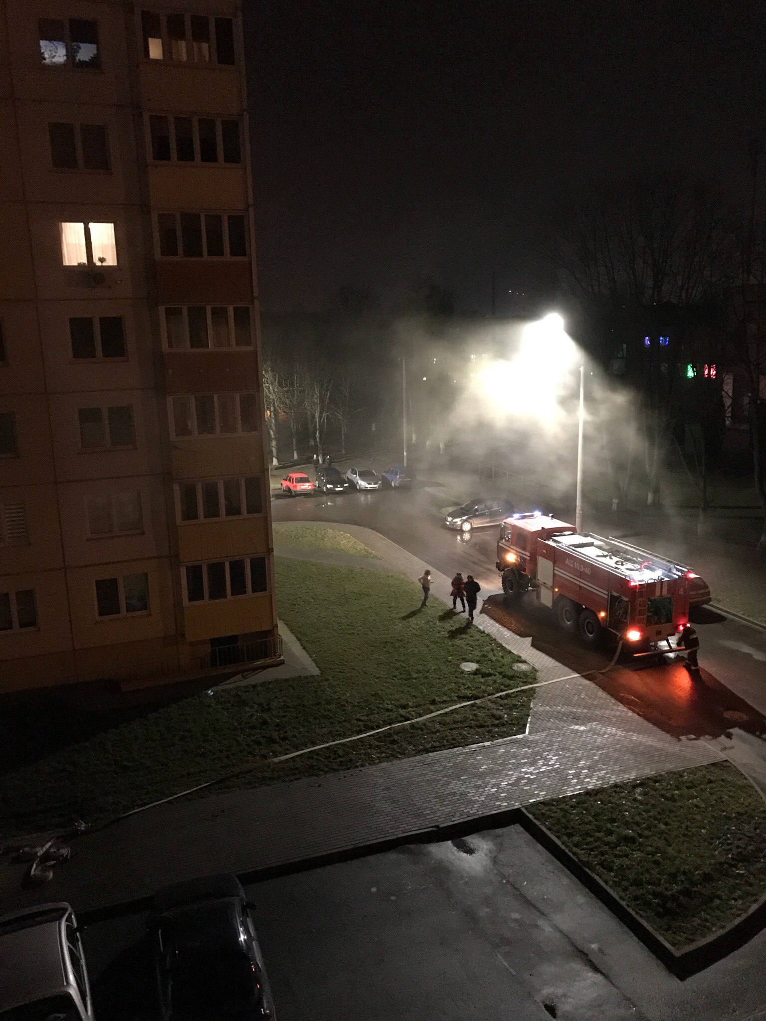 пожар в Солигорске