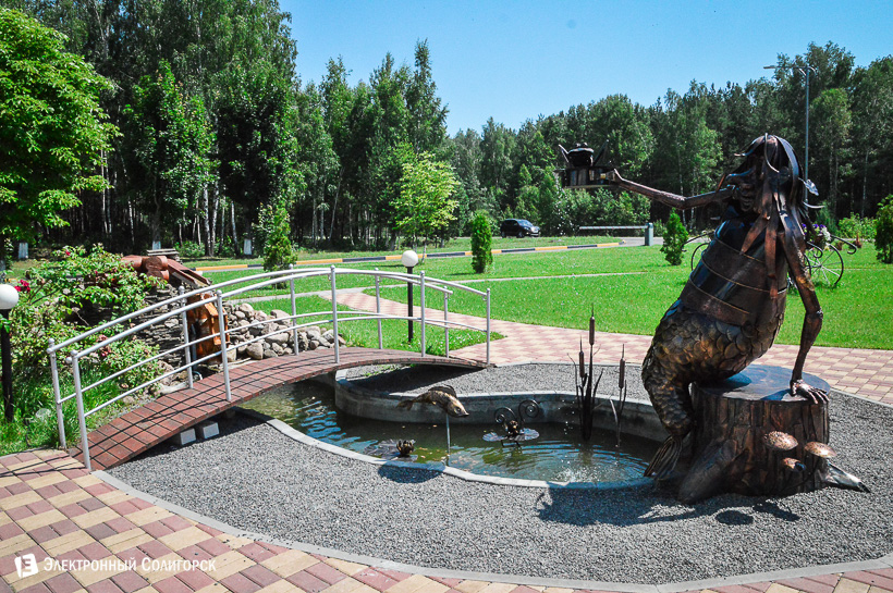 скульптура водяной Солигорск