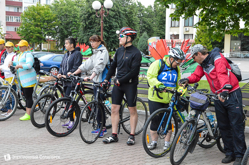 велосипедисты Солигорск
