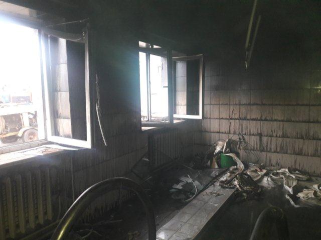 пожар Солигорск баня