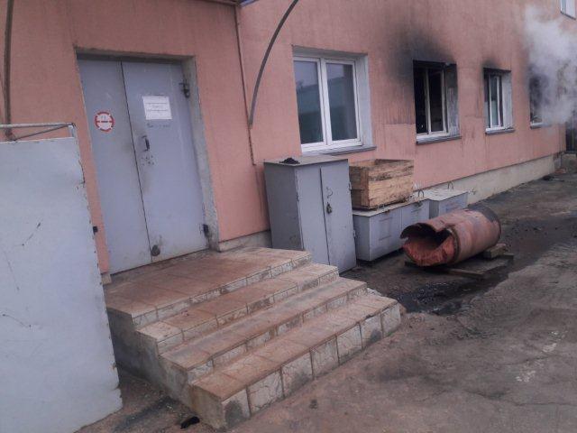 пожар Солигорск баня