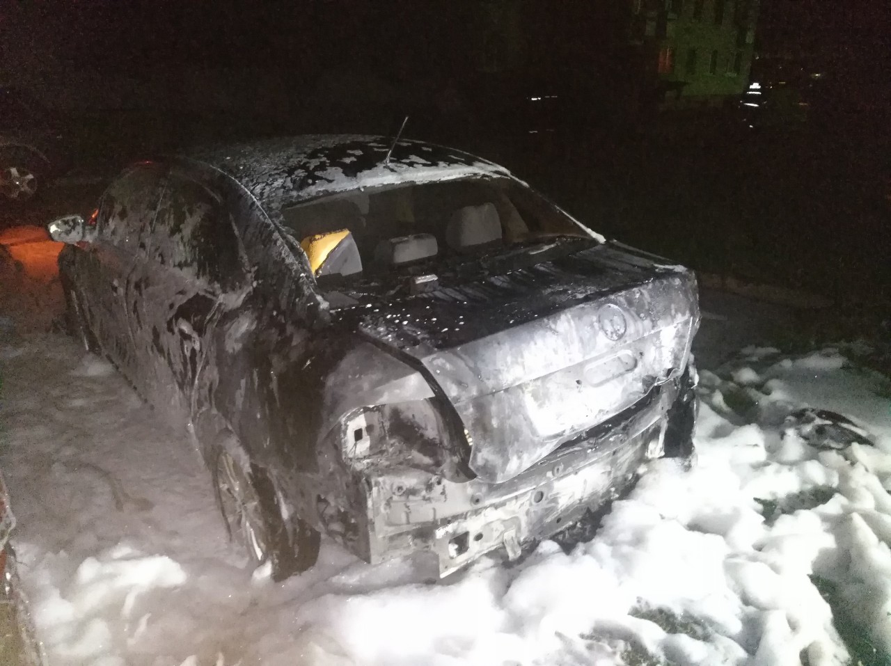 пожар автомобиль солигорск