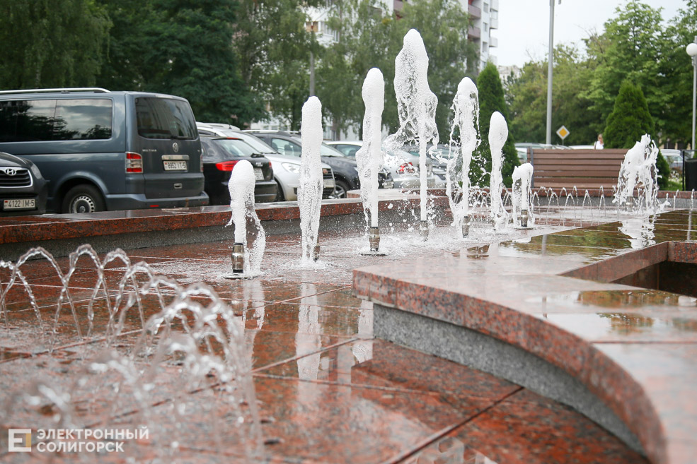 фонтан Солигорск стройтрест