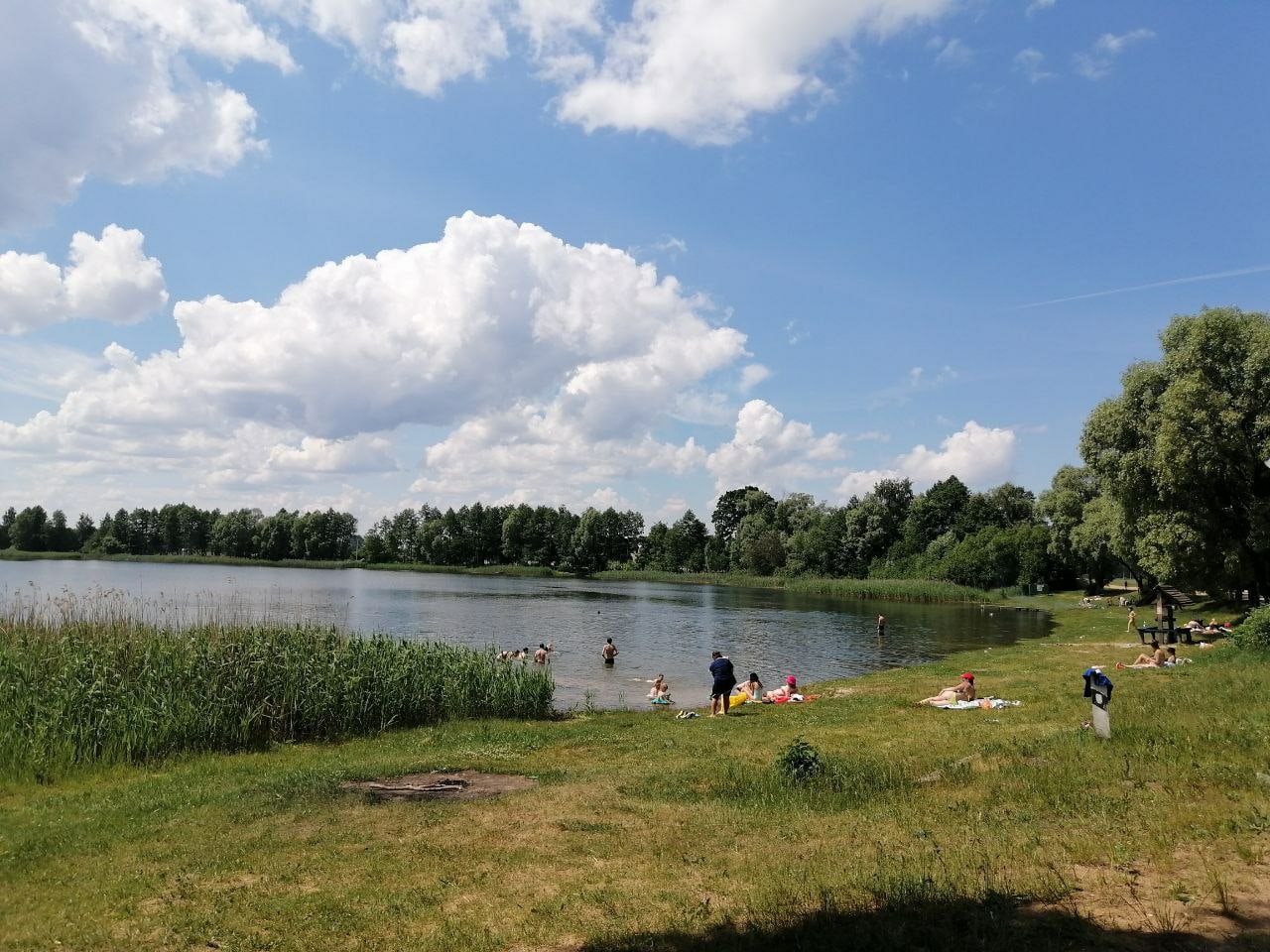 Озеро в деревне Саковичи Солигорского района