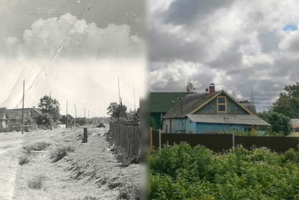 Улица Красный Берег деревни Метявичи Солигорского района: как она выглядела раньше и как сейчас?