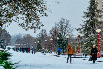 Зима в Солигорске. Мгновения жизни
