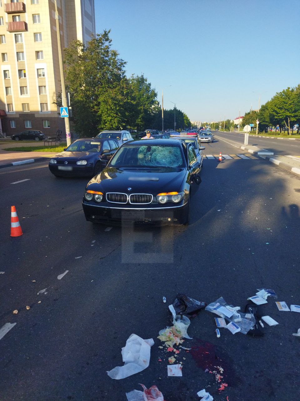 Официально. Утреннее ДТП с пешеходом в Солигорске