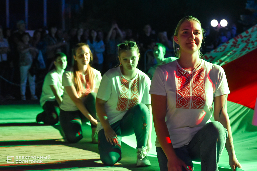 Концерт и салют в Солигорске в День Независимости Республики Беларусь