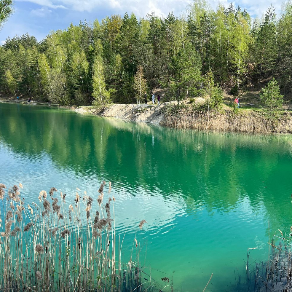 Голубые озёра в Любанском районе белорусские мальдивы