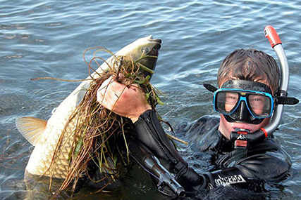 Необычная рыбалка. Где в Солигорском районе разрешено заниматься подводной охотой? 