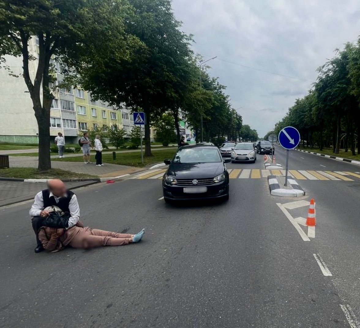 В Солигорске на пешеходном переходе совершен наезд на пешехода