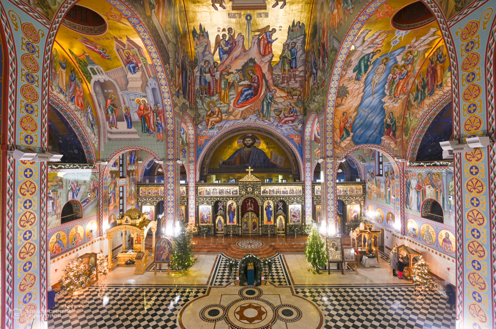 Вечерняя литургия в кафедральном соборе Солигорска