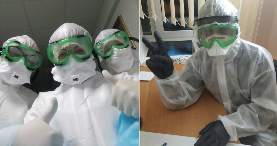 Солигорские врачи во время ковида