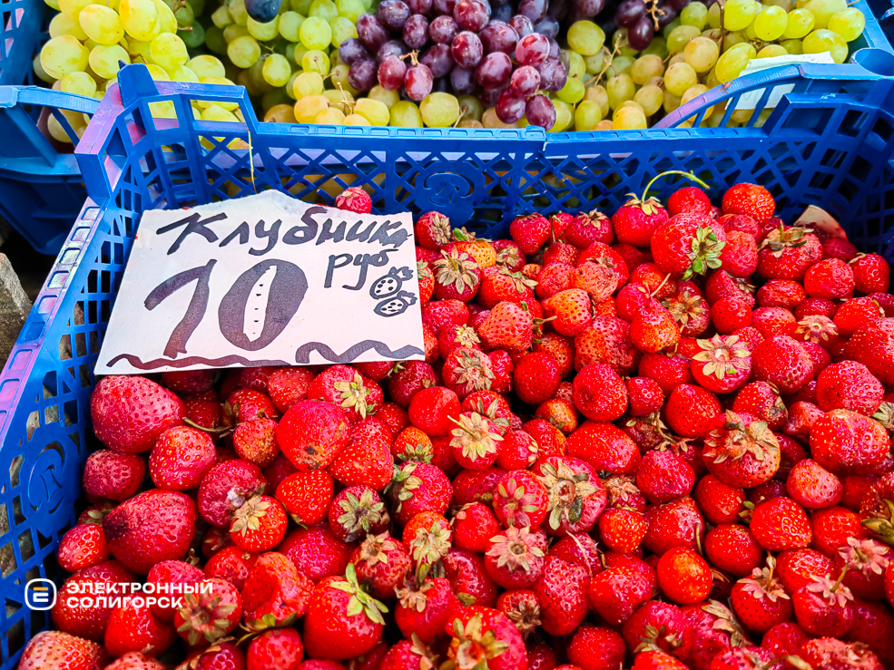 Почём овощи и фрукты на рынке в Солигорске