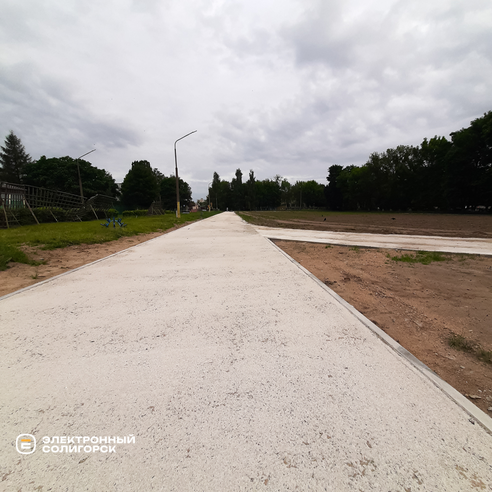 Ремонт стадиона в СШ4 г. Солигорска