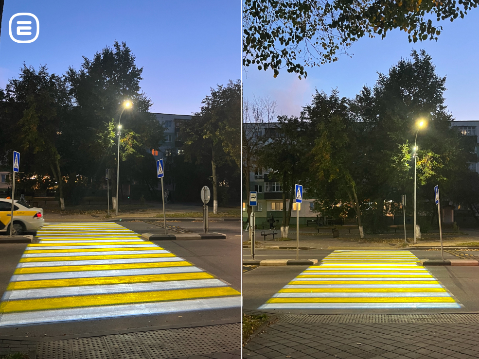 Самый современный пешеходный переход в Солигорске