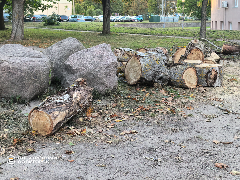 Сквер на улице Ленинского Комсомола в Солигорске