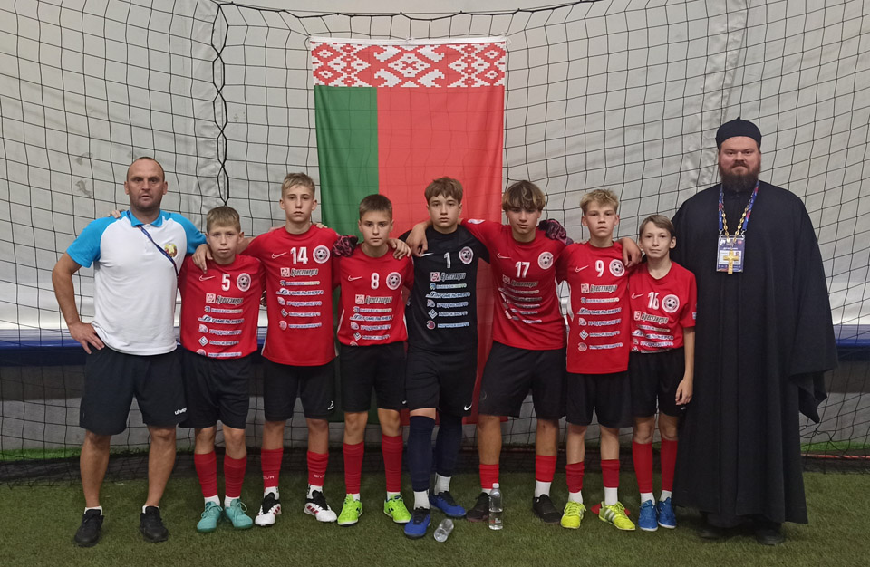 детскя сборная Беларуси в Питере