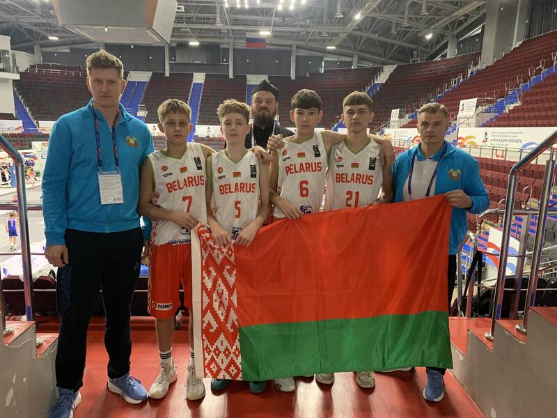 детскя сборная Беларуси в Питере