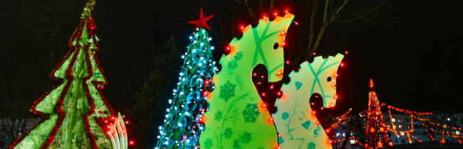 Парад ёлок днем и ночью. Вам точно стоит это увидеть