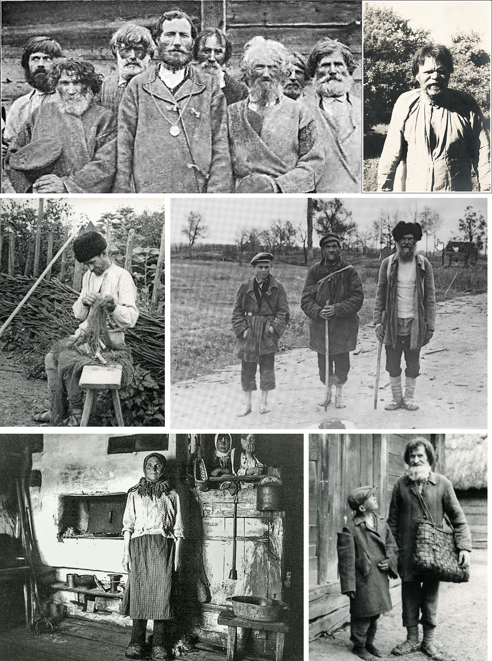 Жители белорусского Полесья 1910-1930 гг