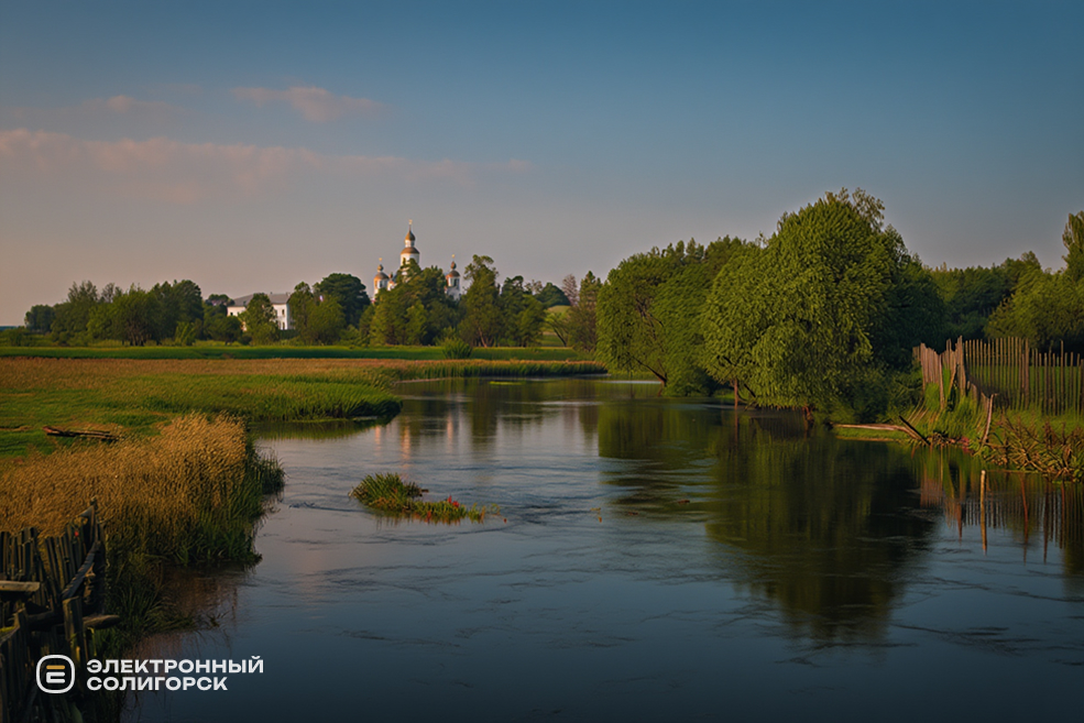 Vid s mosta na monastyr 1910