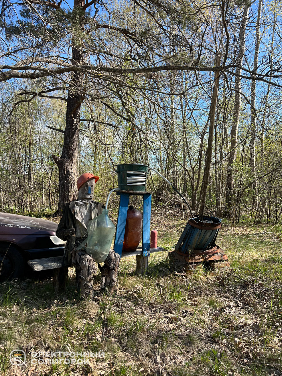 Музей под открытым небом под Солигорском в д. Камень