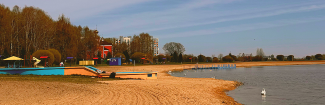 Купальный сезон близко: как преображается Солигорский городской пляж