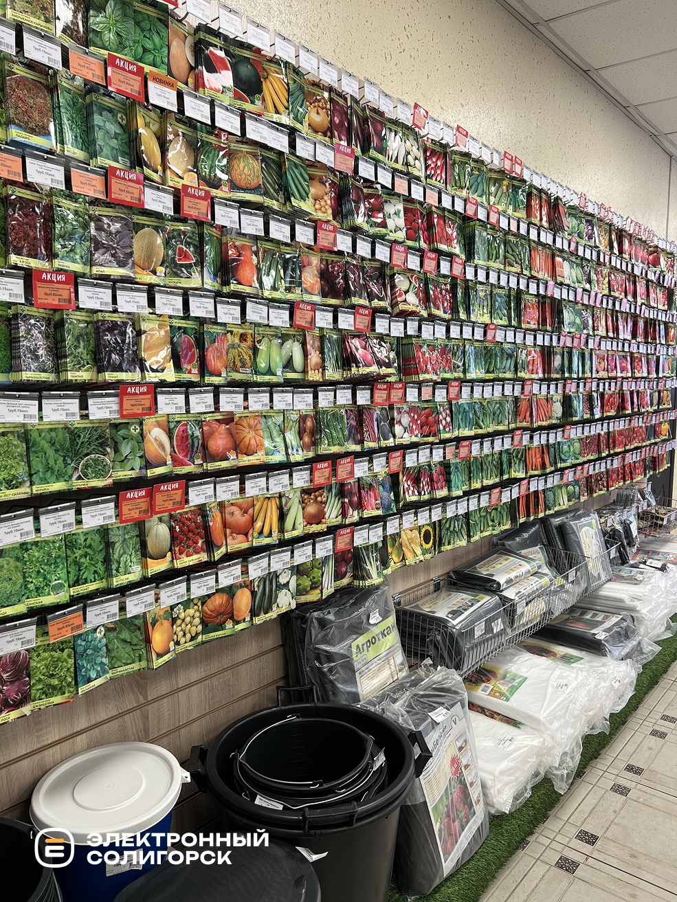 Садовый центр Насенне в Солигорске